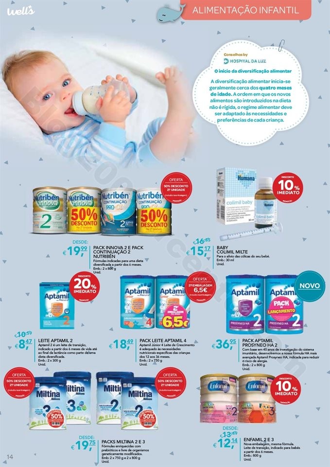 Antevisão Folheto WELLS Especial Bebé Promoçõe
