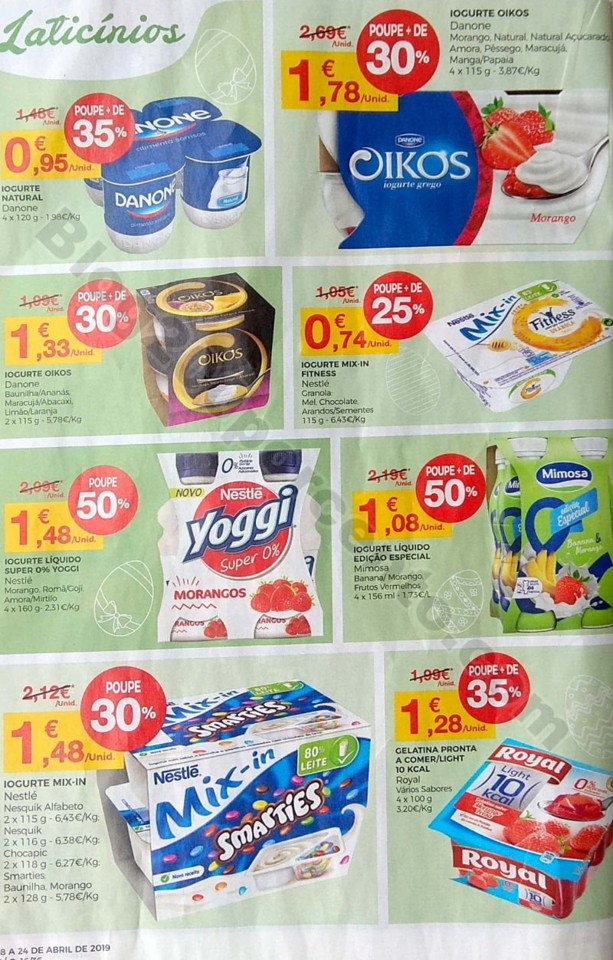 Intermarché Folheto promoções de 18 a 24 abril 