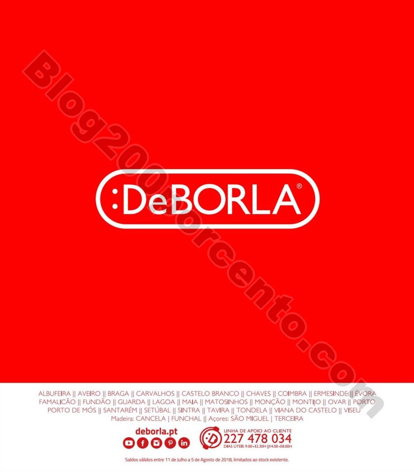 Antevisão Folheto DEBORLA Saldos verão promoçõ