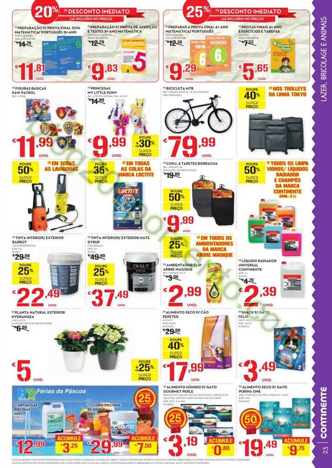 Antevisão Folheto MODELO - CONTINENTE Madeira de 