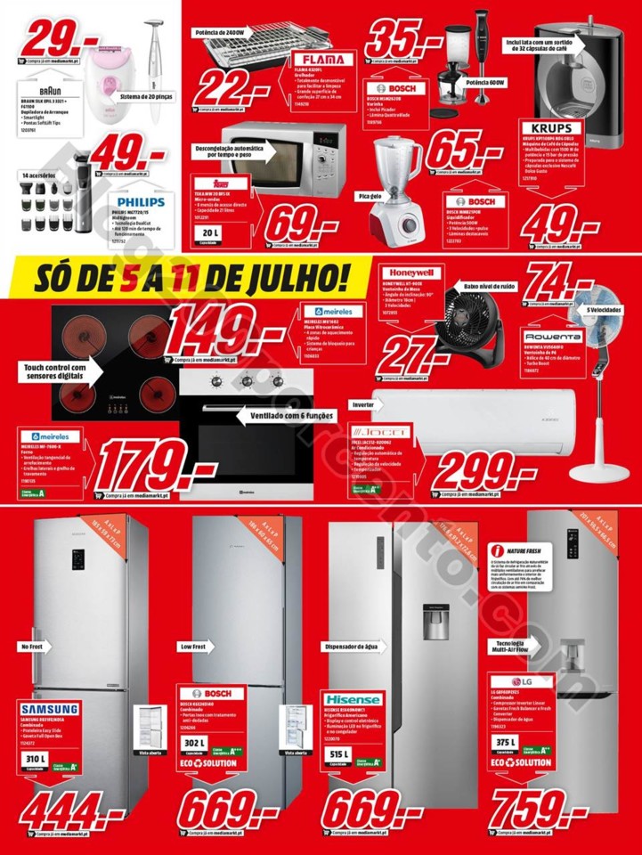 Antevisão folheto MEDIA MARKT Promoções de 5 a 