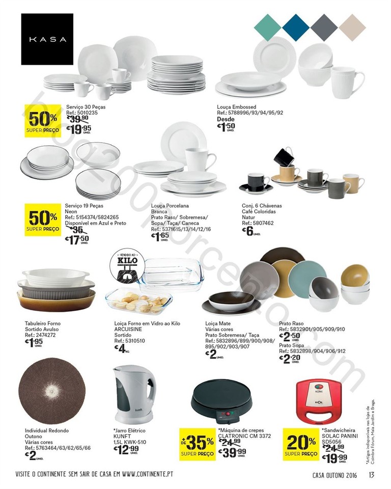 Antevisão folheto CONTINENTE Casa Outono de 18 a 