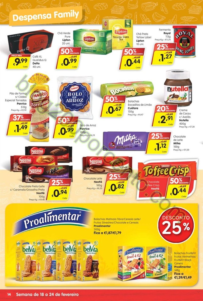 Antevisão Folheto MINIPREÇO Family de 18 a 24 fe