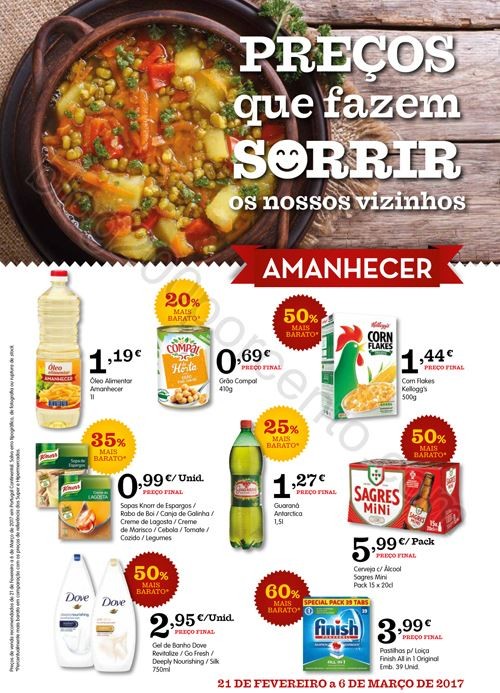Antevisão Folheto AMANHECER Promoções de 21 fev