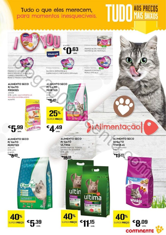 Antevisão Folheto CONTINENTE Feira animal de 20 s