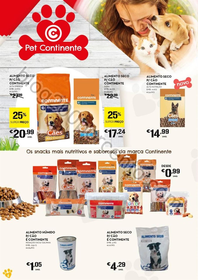 Antevisão Folheto CONTINENTE Feira animal de 20 s