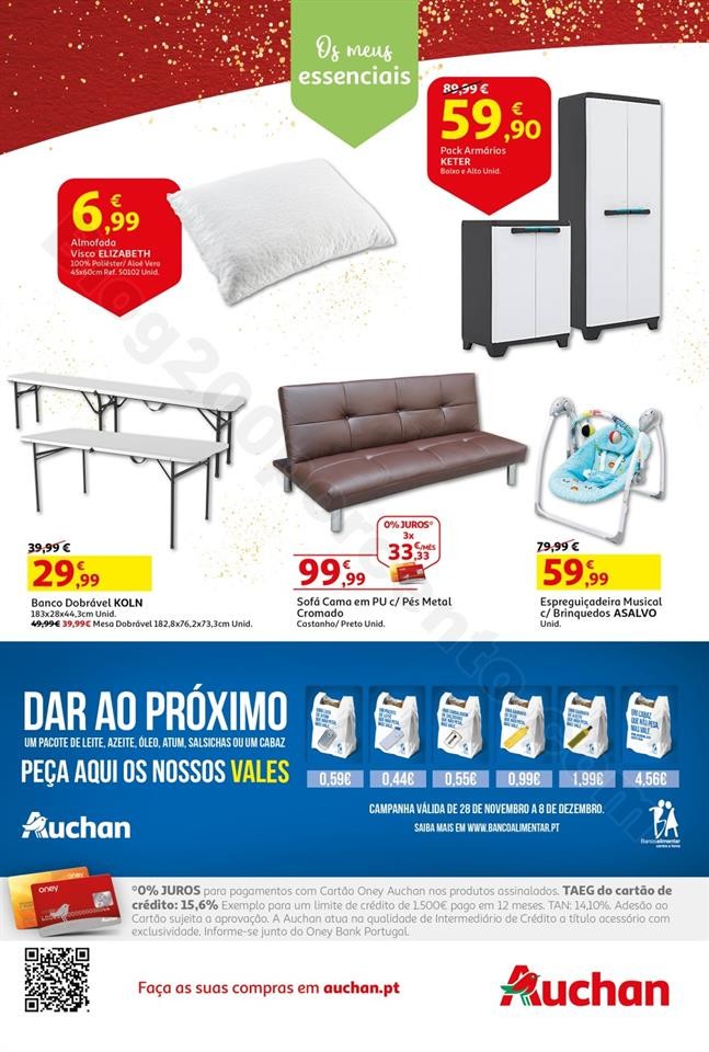 Antevisão Folheto AUCHAN Natal Promoções de 29 