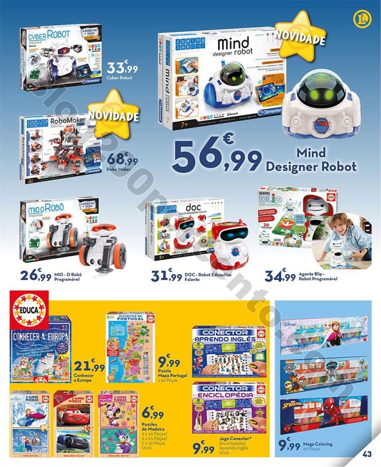 Antevisão Folheto E-LECLERC Brinquedos natal prom