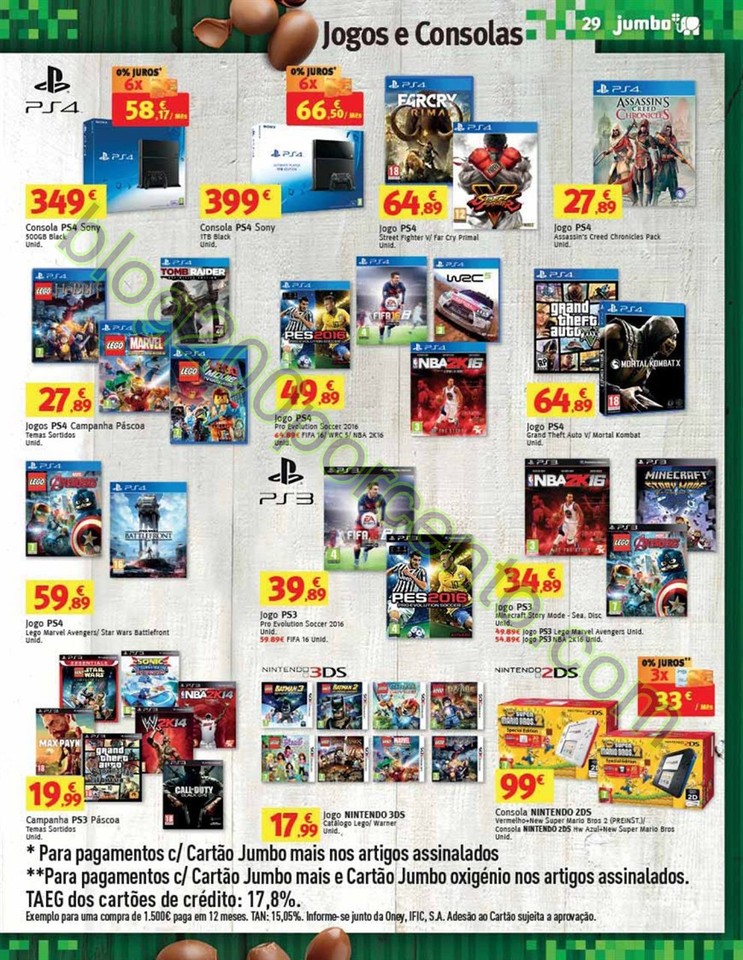 Antevisão Folheto JUMBO Páscoa de 9 a 27 março 
