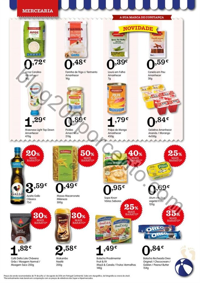 Antevisão Folheto AMANHECER Promoções de 19 jul