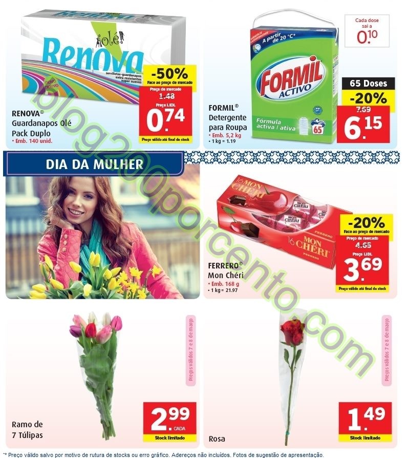 Antevisão Folheto LIDL promoções de 7 a 9 març