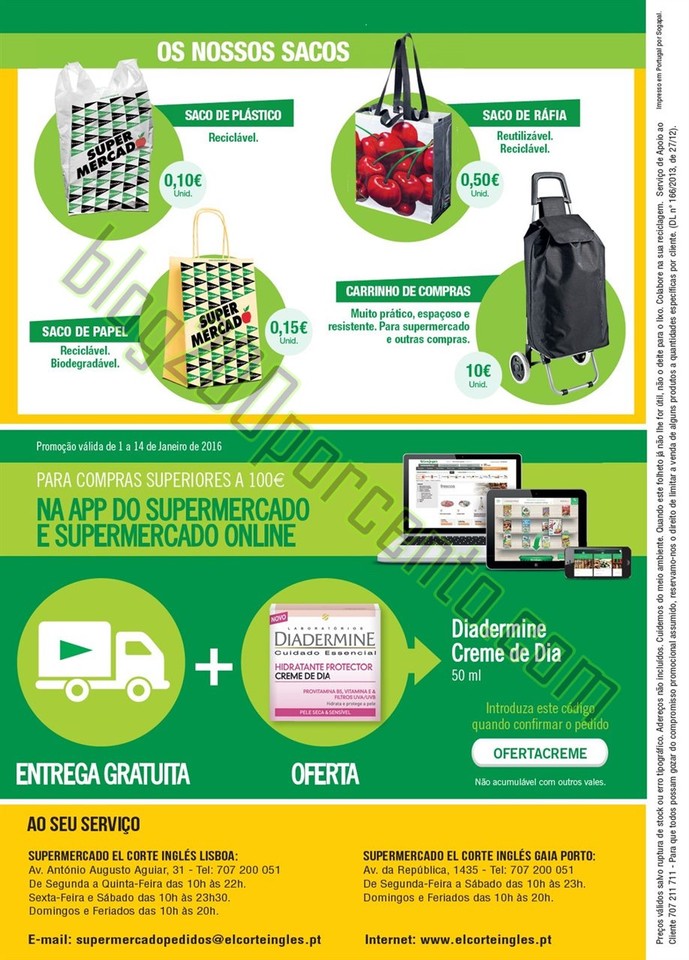 Novo Folheto EL CORTE INGLÉS Promoções até 14 