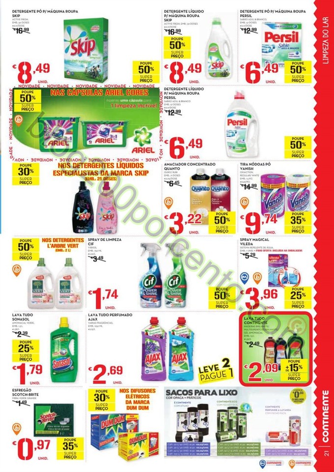 Antevisão Folheto CONTINENTE Promoções de 1 a 7