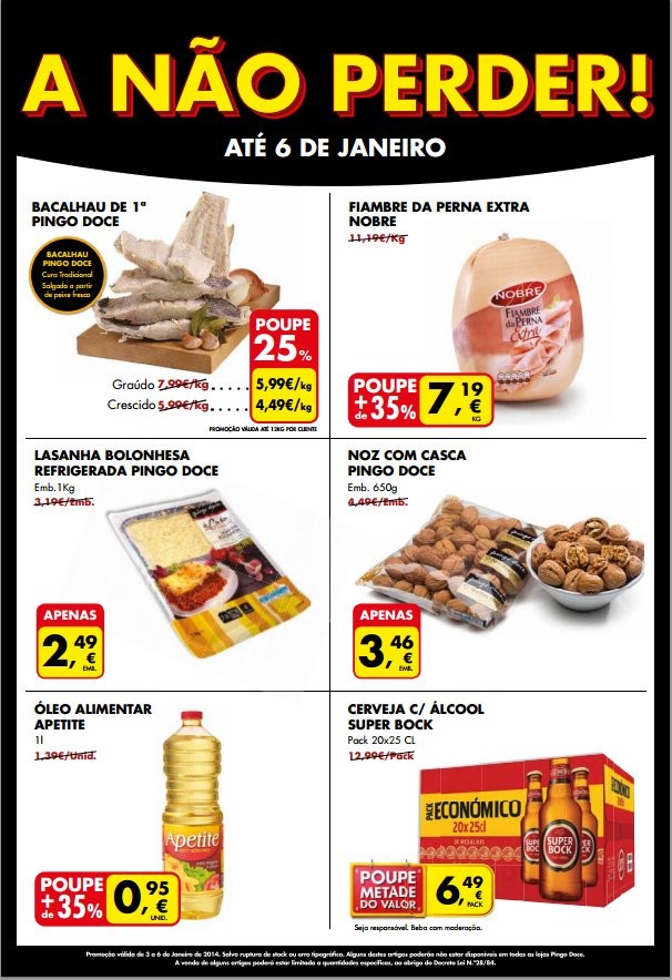 Extra Folheto | PINGO DOCE | até 6 janeiro