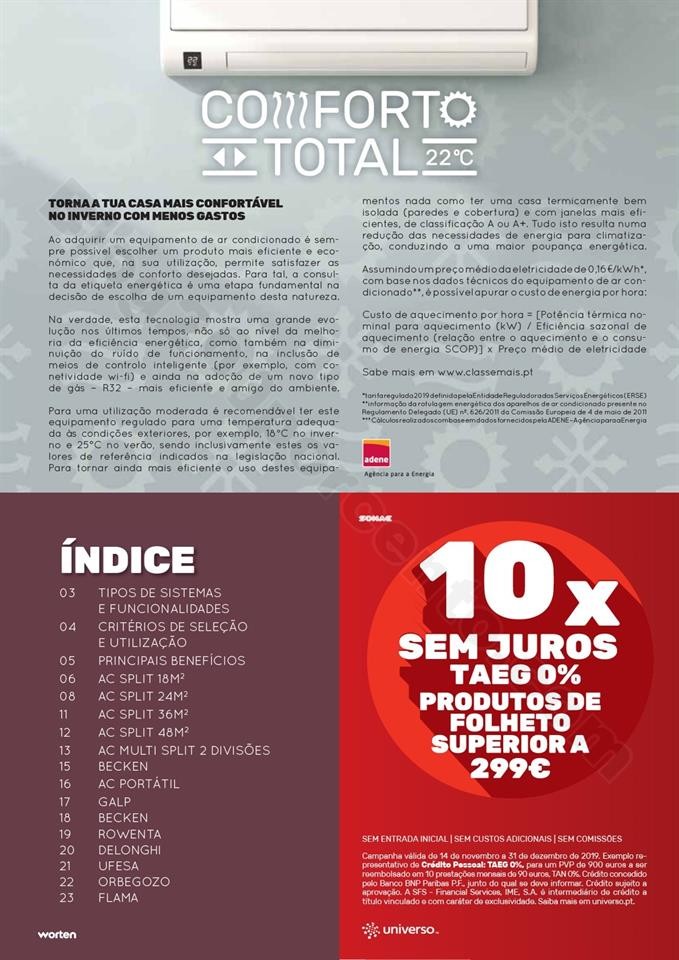 Antevisão Folheto WORTEN Especial aquecimento pro