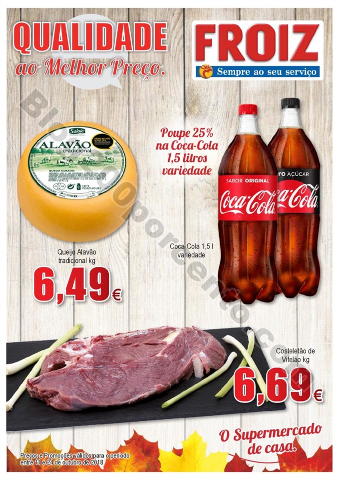 Antevisão Folheto FROIZ Promoções de 11 a 24 ou