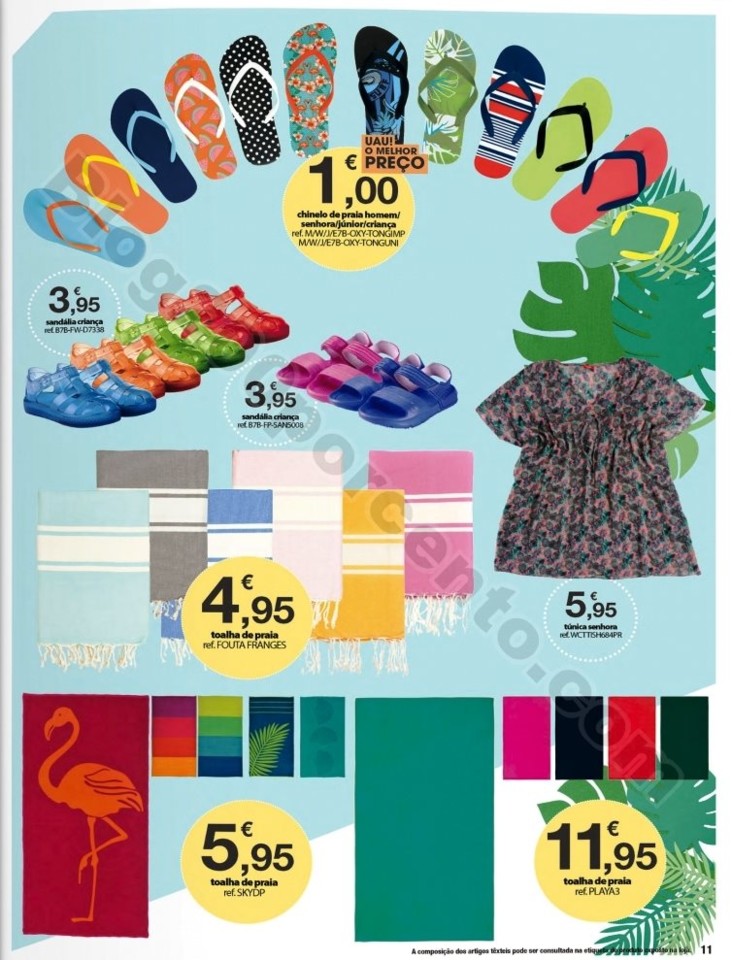 Antevisão Folheto E-LECLERC Moda Verão promoçõ