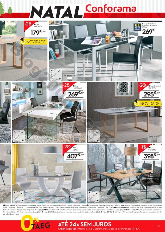 Antevisão Folheto CONFORAMA Natal promoções at