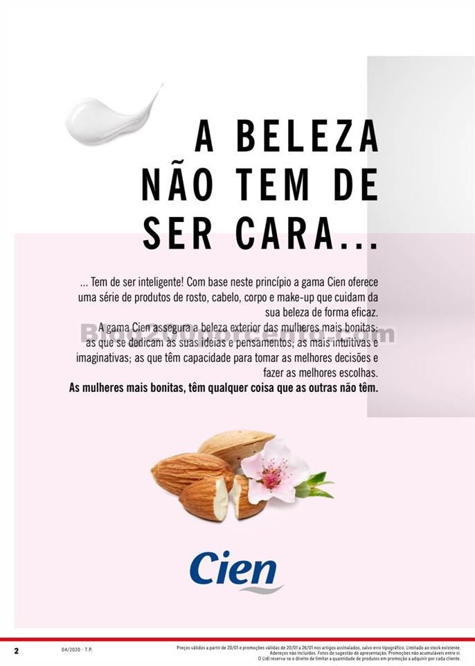 Antevisão Folheto LIDL Beleza Promoções de 20 a