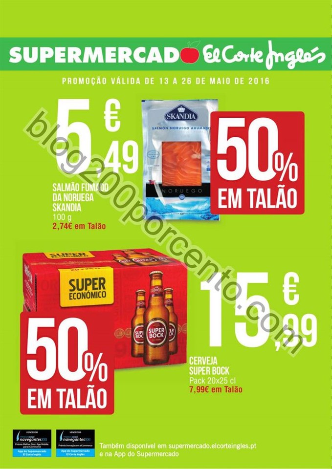 Novo Folheto EL CORTE INGLÉS promoções de 13 a 