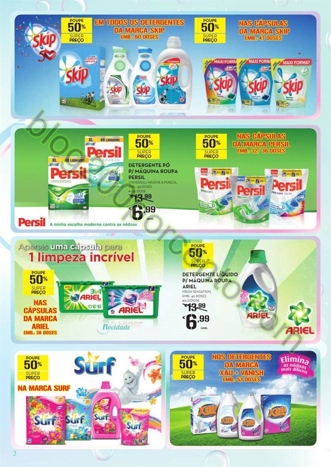 Antevisão Folheto CONTINENTE Limpeza de 23 fevere