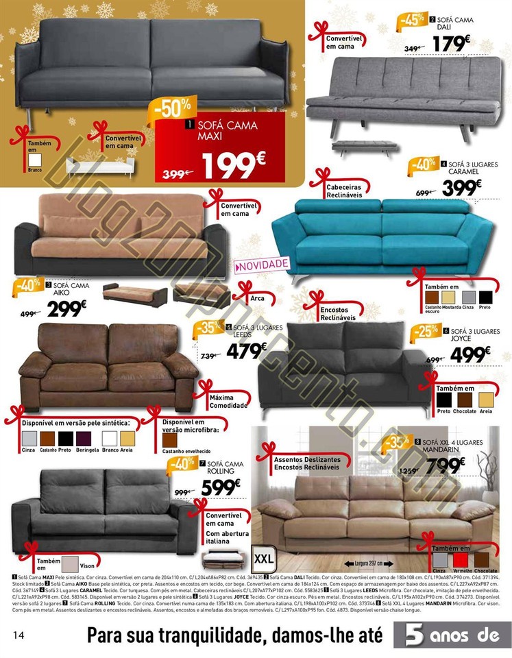 Novo Folheto CONFORAMA Natal de 17 a 31 dezembro p