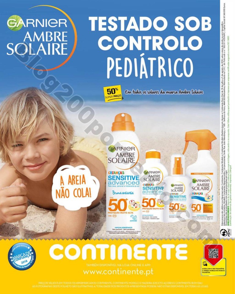 Antevisão Folheto CONTINENTE Beleza verão promo