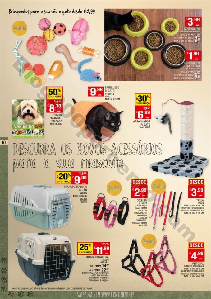 Antevisão Folheto CONTINENTE Feira animal promoç