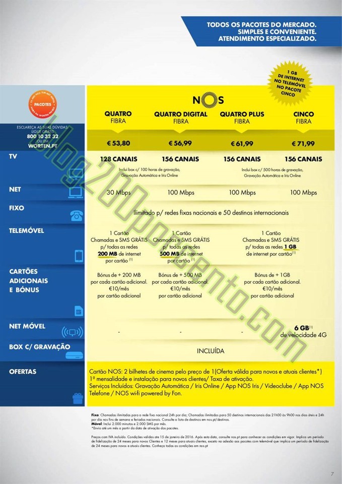 Novo Folheto WORTEN Mobile de 7 janeiro a 3 fevere