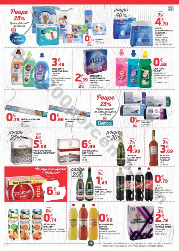 Antevisão Folheto E-LECLERC Promoções de 25 set