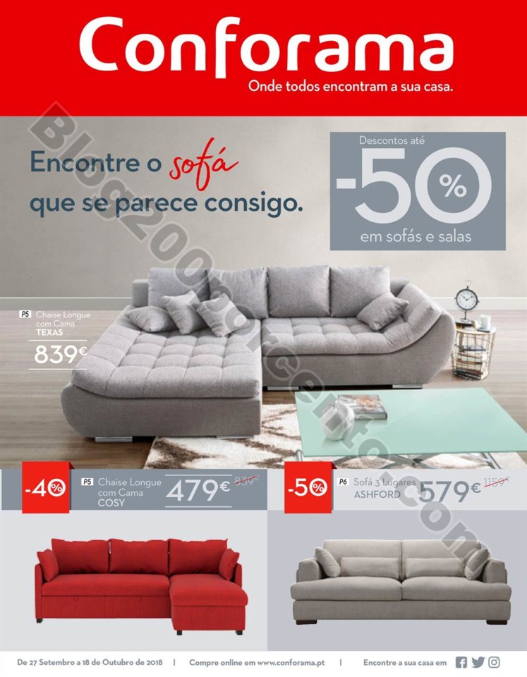 Antevisão Folheto CONFORAMA Promoções de 27 se