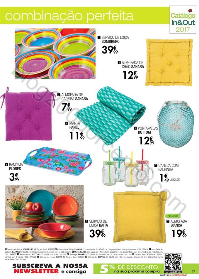 Antevisão Folheto CONFORAMA In&amp;Out de 6 abril a 2