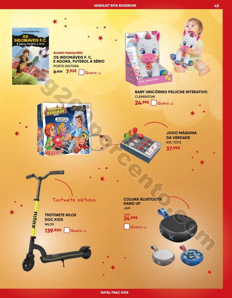 Antevisão Folheto FNAC Natal Kids Promoções de 