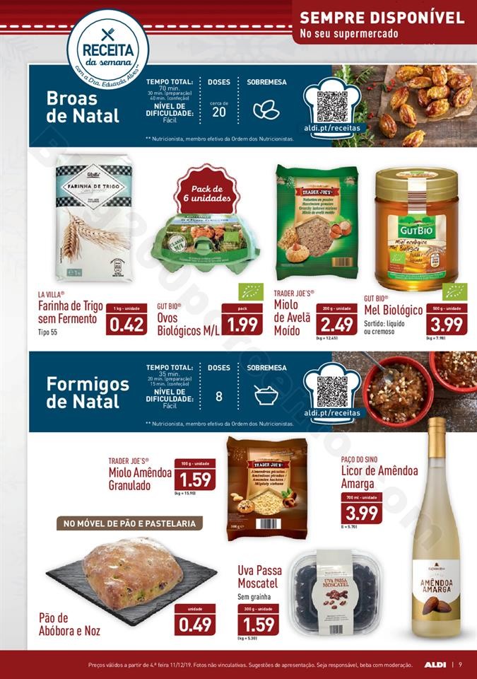 Antevisão Folheto ALDI Promoções a partir de 11
