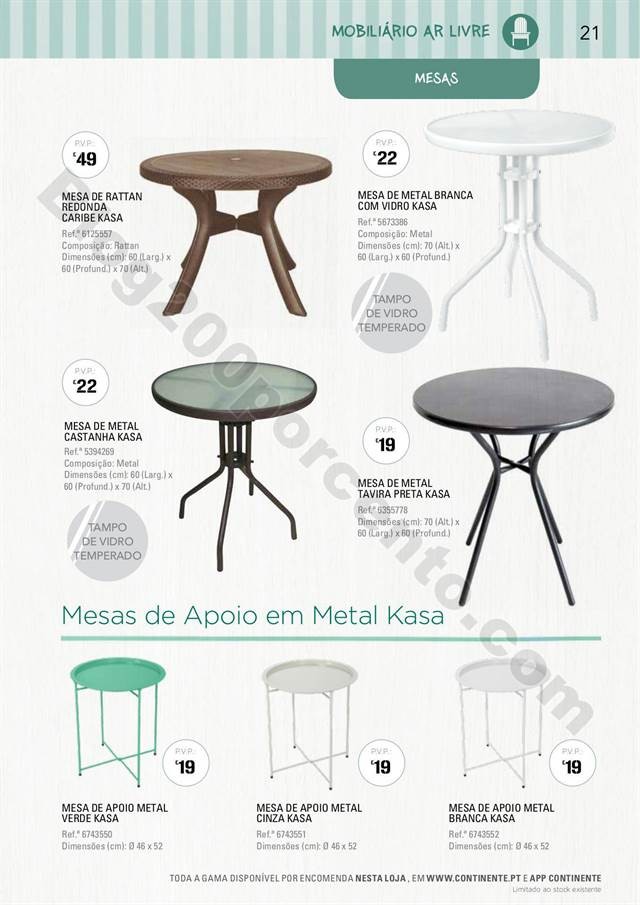 Antevisão Catálogo CONTINENTE Especial Ar Livre 