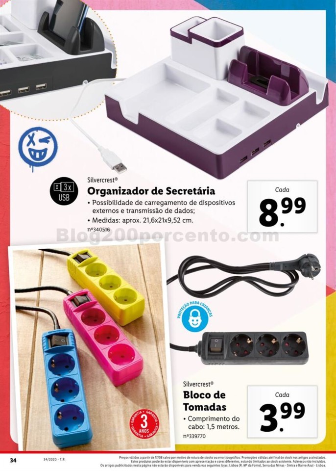 Antevisão Folheto LIDL Regresso às Aulas Promoç