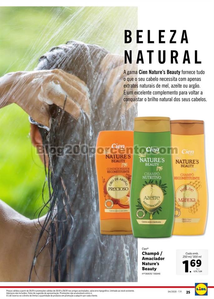 Antevisão Folheto LIDL Beleza Promoções de 20 a