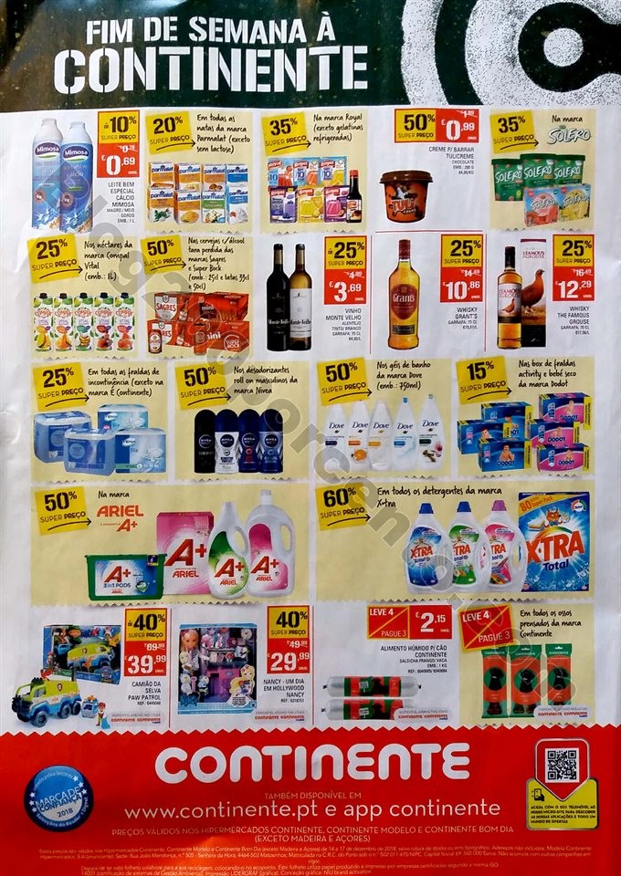 folheto continente fim de semana 14 a 17 dezembro_
