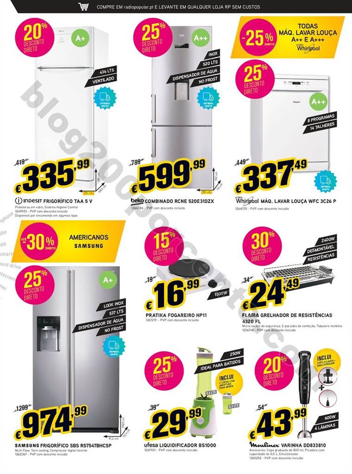 Antevisão Folheto RADIO POPULAR Promoções de 4 
