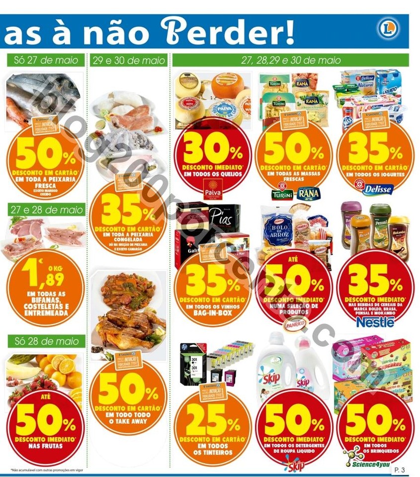 Antevisão Folheto E-LECLERC Aniversário Rana de 