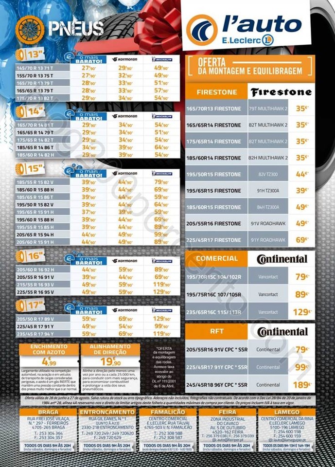 Antevisão Folheto E-LECLERC Auto aniversário 28 