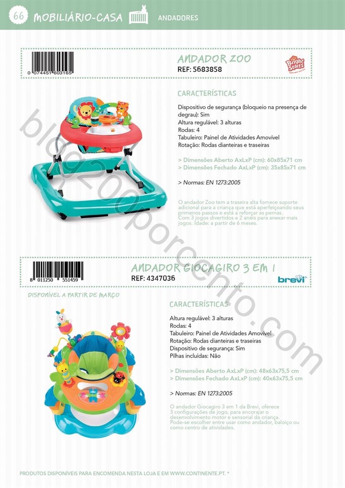 Catálogo técnico puericultura CONTINENTE Promoç