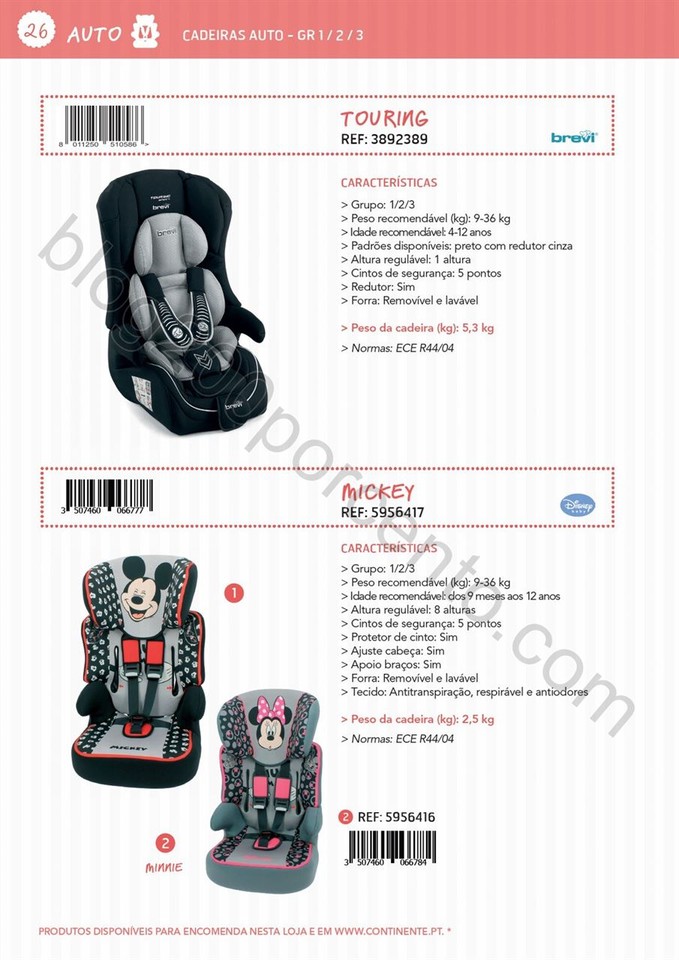 Catálogo técnico puericultura CONTINENTE Promoç