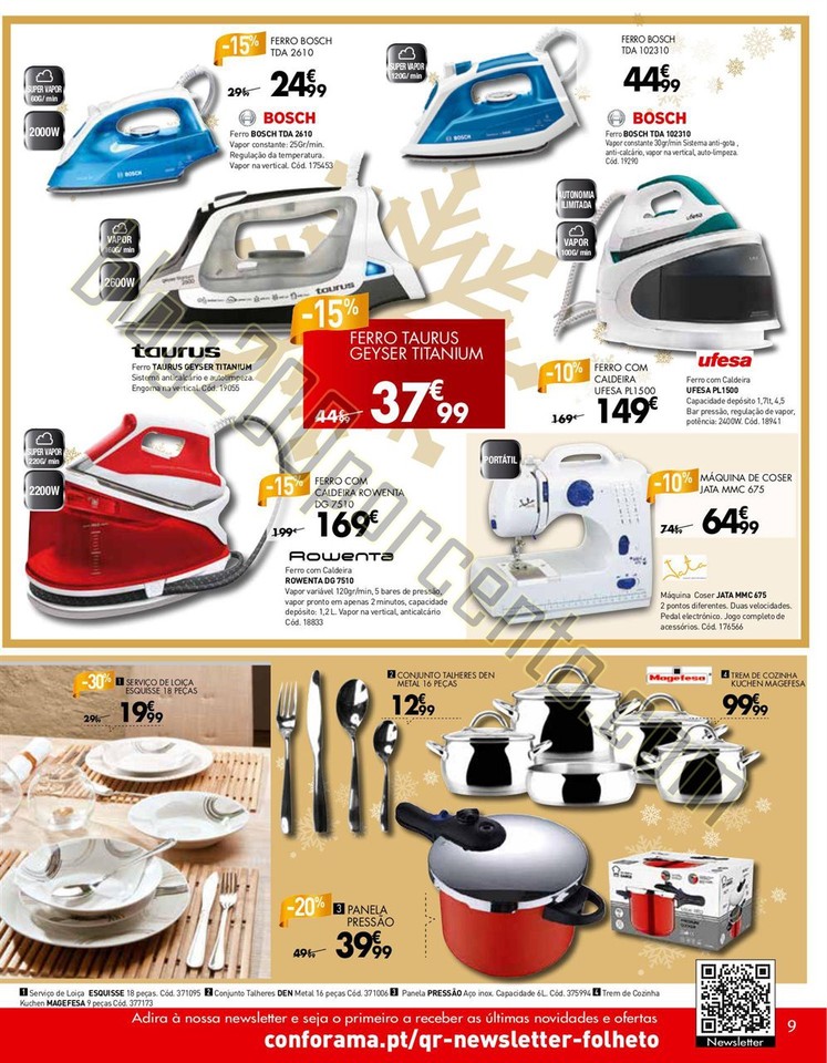 Novo Folheto CONFORAMA Natal de 17 a 31 dezembro p