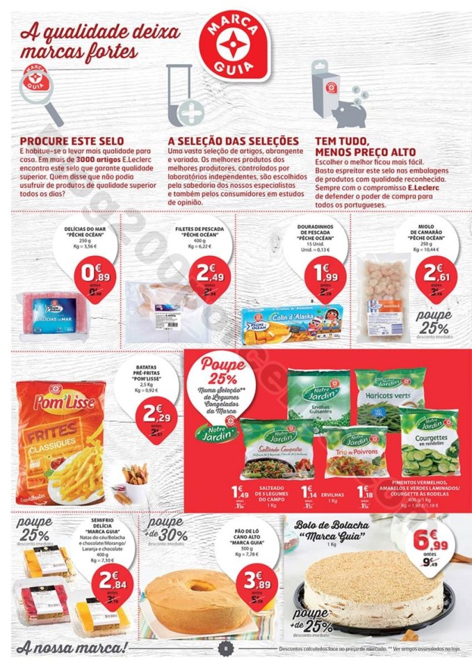 Antevisão Folheto E-LECLERC Promoções de 2 a 8 
