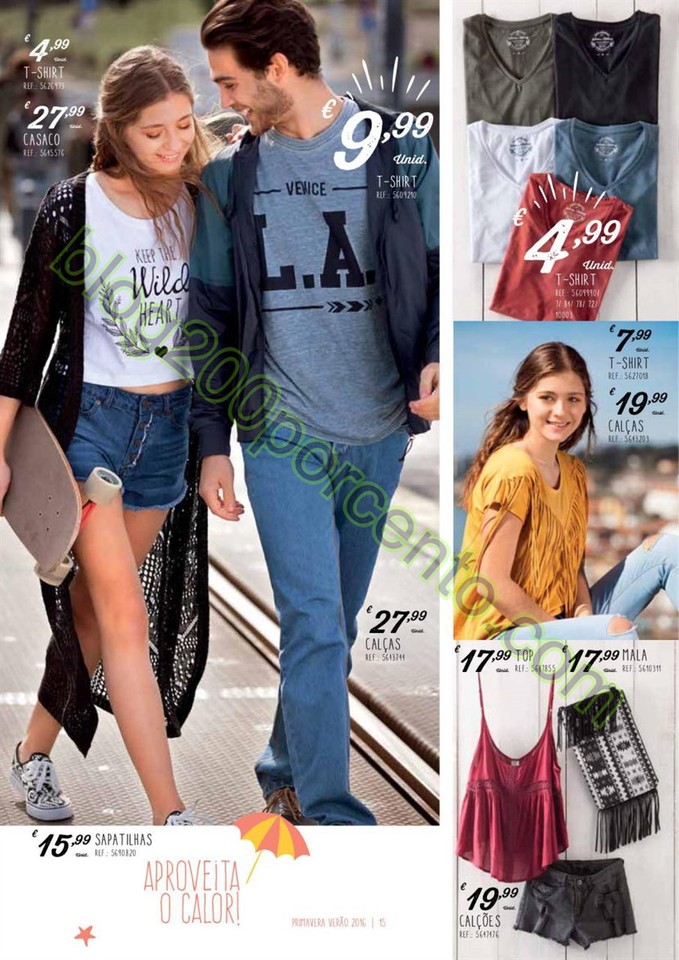 Antevisão Folheto CONTINENTE Moda Primavera de 8 