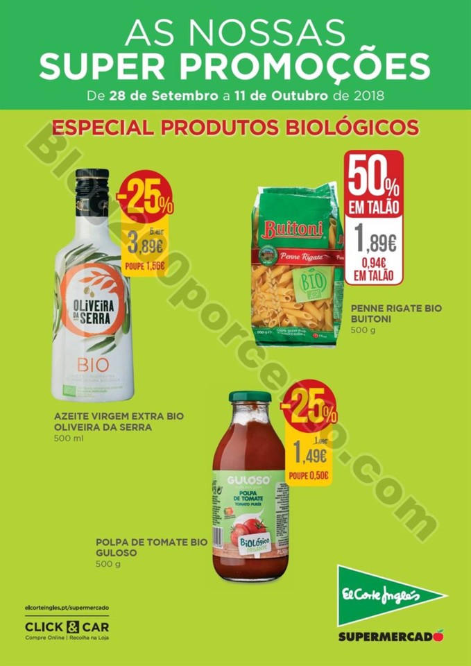 Antevisão Folheto EL CORTE INGLÉS Promoções de