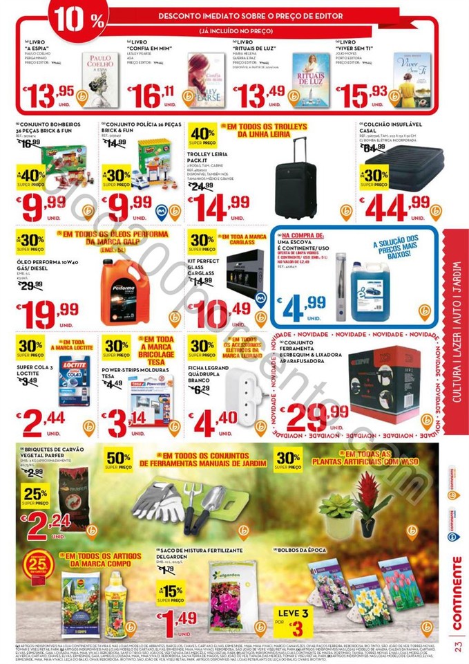 Antevisão Folheto CONTINENTE Promoções de 20 a 