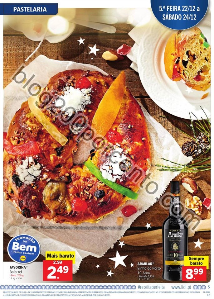 Antevisão Folheto LIDL Promoções de 22 a 28 dez