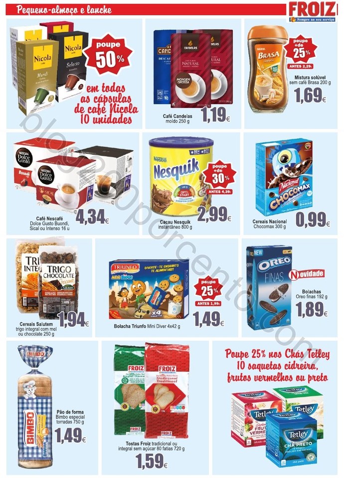 Antevisão Folheto FROIZ Promoções de 12 a 27 ab